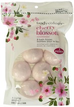 Bodycology Cherry Blossom Bath Fizzies Soak Balls- 8 Count - £19.13 GBP
