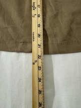 Cato Women's Brown Side Zipper Rear Slit Pull-On Skirt Size 14 Measured Waist 34 image 10