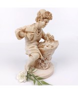 Vintage Resin Figurine of Young Sculptor at Work - G. Ruggeri Style Figu... - €50,83 EUR