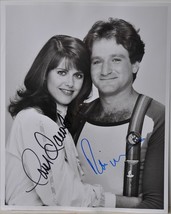 Mork &amp; Mindy Cast Signed Photo X2 - Robin Williams, Pam Dawber w/COA - £366.90 GBP