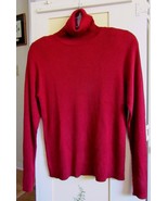 Nordstrom Preview Collection~Turtleneck~Wine/Dark Red~Snap In Shoulder P... - €23,01 EUR