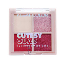 Eye Shadow KleanColor Cutesy Quad Eye Shadow Palette In 4 Colors Strikin... - $1.55