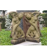 ONE statue Temple Hinduism Decor Hindu Garden Ornament Khmer Dancer Hind... - £1,635.01 GBP