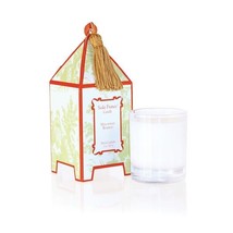 Seda France Malaysian Bamboo Classic Toile Mini Pagoda Box Candle 2oz - £17.26 GBP