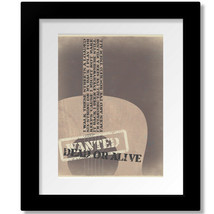 Wanted Dead or Alive, Bon Jovi Love Song Lyric Music Art - Print, Canvas, Plaque - £15.18 GBP+