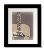 Wanted Dead or Alive, Bon Jovi Love Song Lyric Music Art - Print, Canvas... - $25.72 CAD+