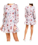 LA MAISON TALULAH Bonita Mini Dress Floral Eyelet US Size 10 White/Pink/... - $118.73 CAD