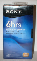 SONY - 6hrs(EP) PREMIUM GRADE T-120VL (VHS) - $12.00