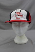 Vintage Screened Trucker Hat - Puffy Graphic  Almac Machine Works - Snap... - $552.05 MXN