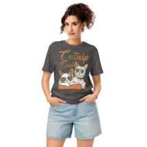 Unisex Organic Mid-Light T-Shirt – &quot;Catnip Dealer&quot; (Anthracite) - $49.99