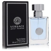 Versace Pour Homme Cologne By Versace Eau De Toilette Spray 1 oz - £28.62 GBP