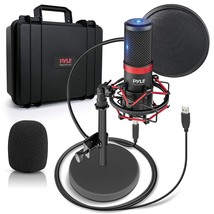 USB Microphone Podcast Recording Kit - Audio Cardioid Condenser Mic w/Shock Moun - $135.99