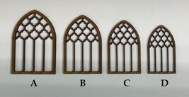 Windows Terrain Building Bits 28mm Laser Cut MDF FAST SHIPPING US SELLER... - $2.99