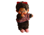 Vintage 1974 Monchhichi Hand Happy Puppet Plush Doll Sekiguchi Mattel 10... - £35.97 GBP