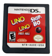 Uno, Skip-Bo, Uno Freefall (Nintendo DS, 2006)   Cartridge Only  TESTED - $9.69