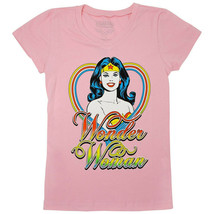 Wonder Woman Girls Pink T-Shirt Pink - £10.19 GBP+