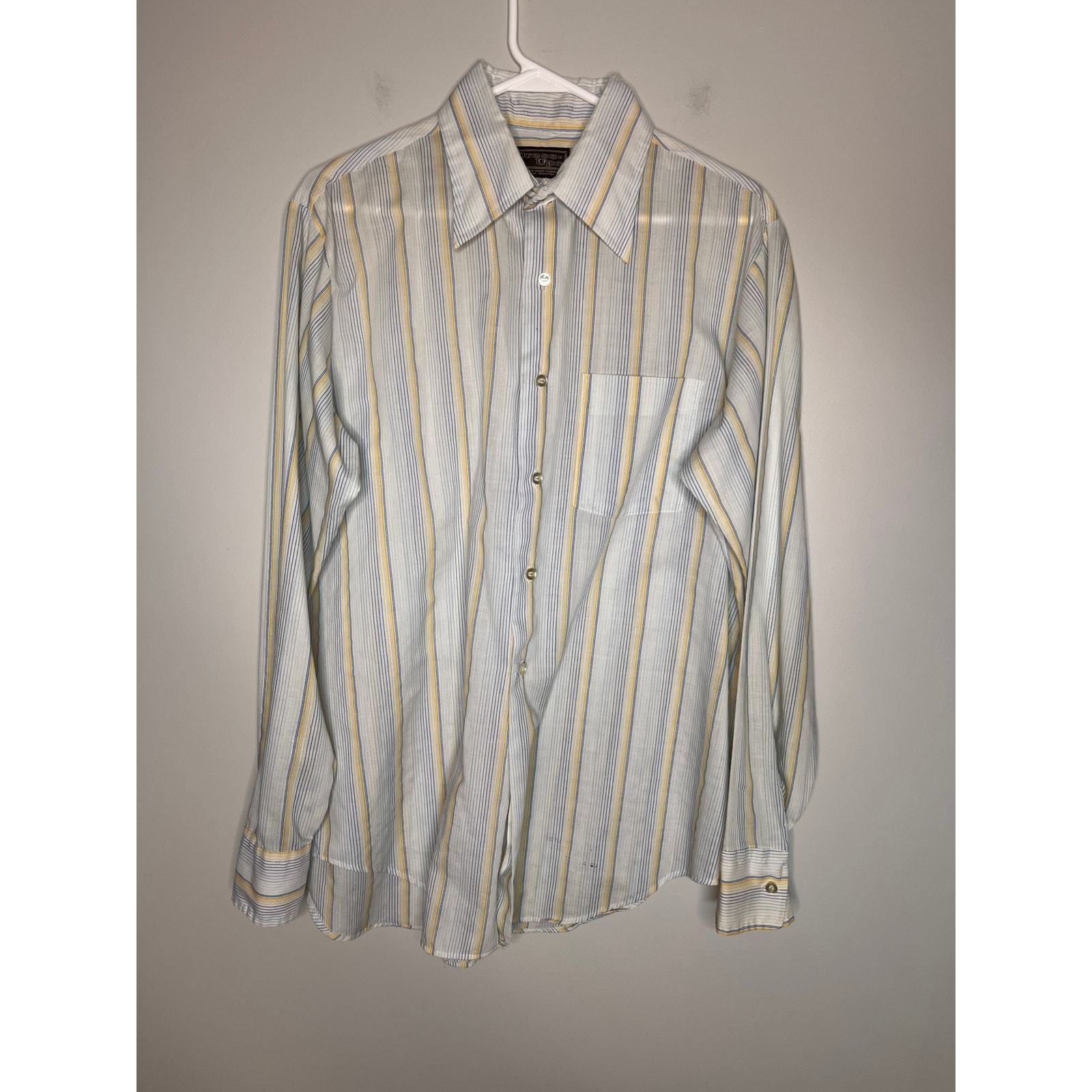 1970s Dress Ups Yellow Blue Pinstripe Cowboy Western Rodeo Dagger Disco ... - $28.00