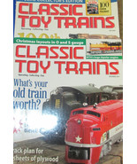 CLASSIC TOY TRAINS DECEMBER 2001 &amp; JULY 2002  MAGAZINES - $12.85