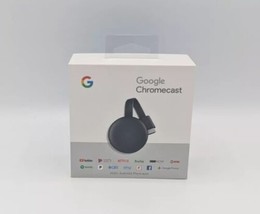 New Google Chromecast 3rd Generation HDMI Media Streaming Cable Internet... - £21.73 GBP