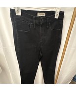 Black Madewell 10&quot; High Rise Skinny Jeans Size 28- Preloved EUC - $26.18