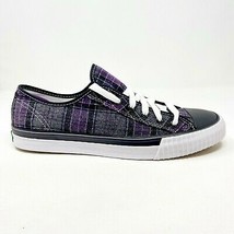 PF Flyer Center Lo Reiss Gray Purple Mens Retro Casual Sneakers PM11CL4A - £39.34 GBP