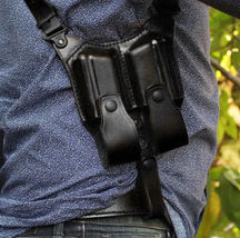 Fits Desert Eagle 6’’BBL All Calibers 6’’ Leather Shoulder Holster #1089# LH image 3