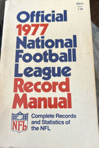 1977 Official National Football League NFL Record Manual 1976 STATS - $186.93 MXN