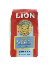 Lion Coffee Chocolate Macadamia Nut Coffee Ground 10 Oz (Pack Of 5 Bags) - $107.91