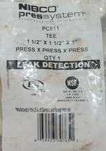 Nibco PressSystem PC611 Press Tee Leak Detection 9101350PC image 2