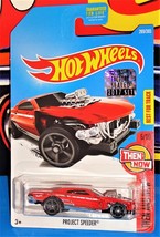 Hot Wheels 2017 Factory Set Then And Now #289 Project Speeder Red w/ MC5s - £1.85 GBP