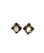 Vintage Sterling Estate Mother Of Pearl Stud Earrings Singed by Mexico J... - $903.20 MXN