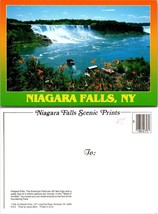 New York Niagara Falls American Falls Maid of the Mist Boat Tour VTG Postcard - £7.57 GBP