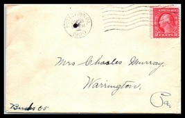 1920 US Cover - Pottstown, Pennsylvania to Washington, PA Q10 - £2.21 GBP