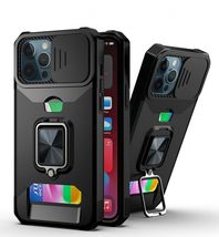 for Google Pixel 7 PRO (Color: Black) Shockproof Ring Holder Hard Back H... - $45.00