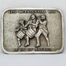 Vintage Belt Buckle Spirit of America 1776 Bicentennial 1976 USA Made By - £31.73 GBP