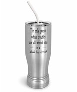 PixiDoodle Funny Male School Bus Driver Insulated Coffee Mug Tumbler wit... - €29,79 EUR+