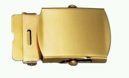 Military Belt Buckle US Gold Plated 1 5/16&quot; Trouser 8315014659018 8T532 - $12.19