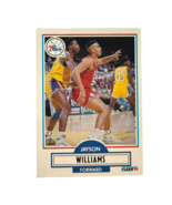 1990 Fleer Jayson Williams Philadelphia 76ers Basketball Card #241 NBA V... - $8.90