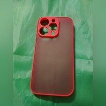 New red and gray  iPhone 14 pro phone case - £4.74 GBP