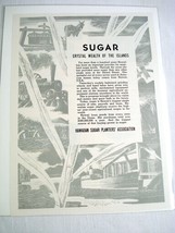 1950 Hawaii Ad Hawaiian Sugar Planters&#39; Association - $8.99
