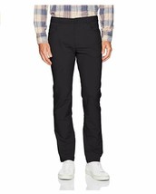 NEW Louis Raphael Hybrid Men&#39;s Slim Fit 5 Pocket Pant Black, 38W x 30L 5... - $19.05