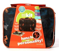 Bentology Rad Rider 5 Leak Resistant Containers Lunch Box Kit Ice Pack B... - £28.13 GBP