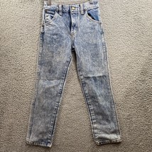 Boys Wrangler Western Jeans Size 10 Slim Vintage Straight Leg Light Wash USA - £10.60 GBP