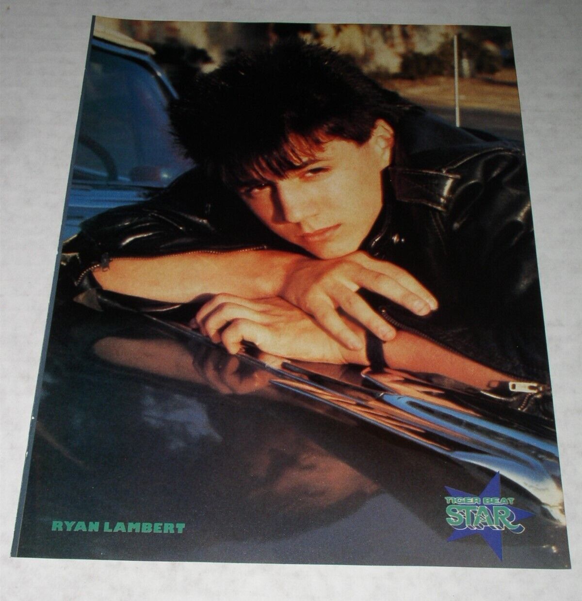 Primary image for Ryan Lambert Tiger Beat Star Magazine Color Photo Vintage Oct. 1987 Rob Stone