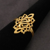 22k Hallmark Shiny Gold Promise Rings Size US 9  Nephew Presidents Day Jewelry - £524.67 GBP