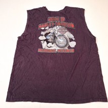 House of Harley Davidson Mens Sleeveless T Shirt 3XL Black Milwaukee Wis... - $15.15