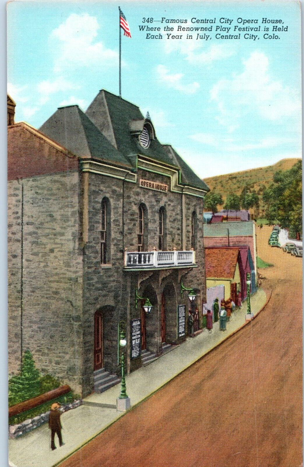 Primary image for Famous Central City Opera House Colorado Postcard