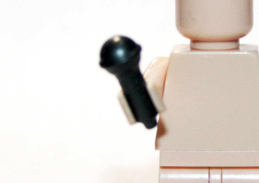 Silver Microphone For Singer Minifigure US - $1.20