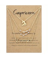 Capricorn  - Zodiac Sign -Constellation - Zodiac - Gold Necklace - Jewelry - £8.90 GBP