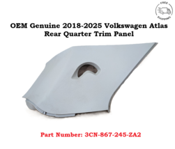 OEM 2018-2025 Volkswagen Atlas Rear Driver Left Quarter Trim D Piller Pa... - $39.59